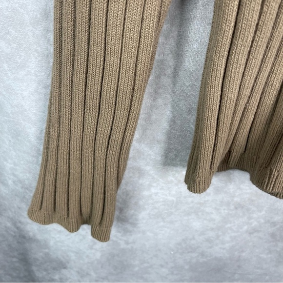 Samsoe & Samsoe Chloe Crewneck Rib Sweater In Caribou Brown Women's Size XS - Picture 6 of 7